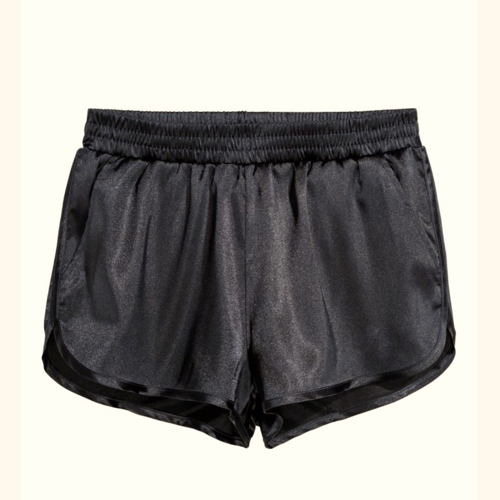 Divided Satin Womens Shorts